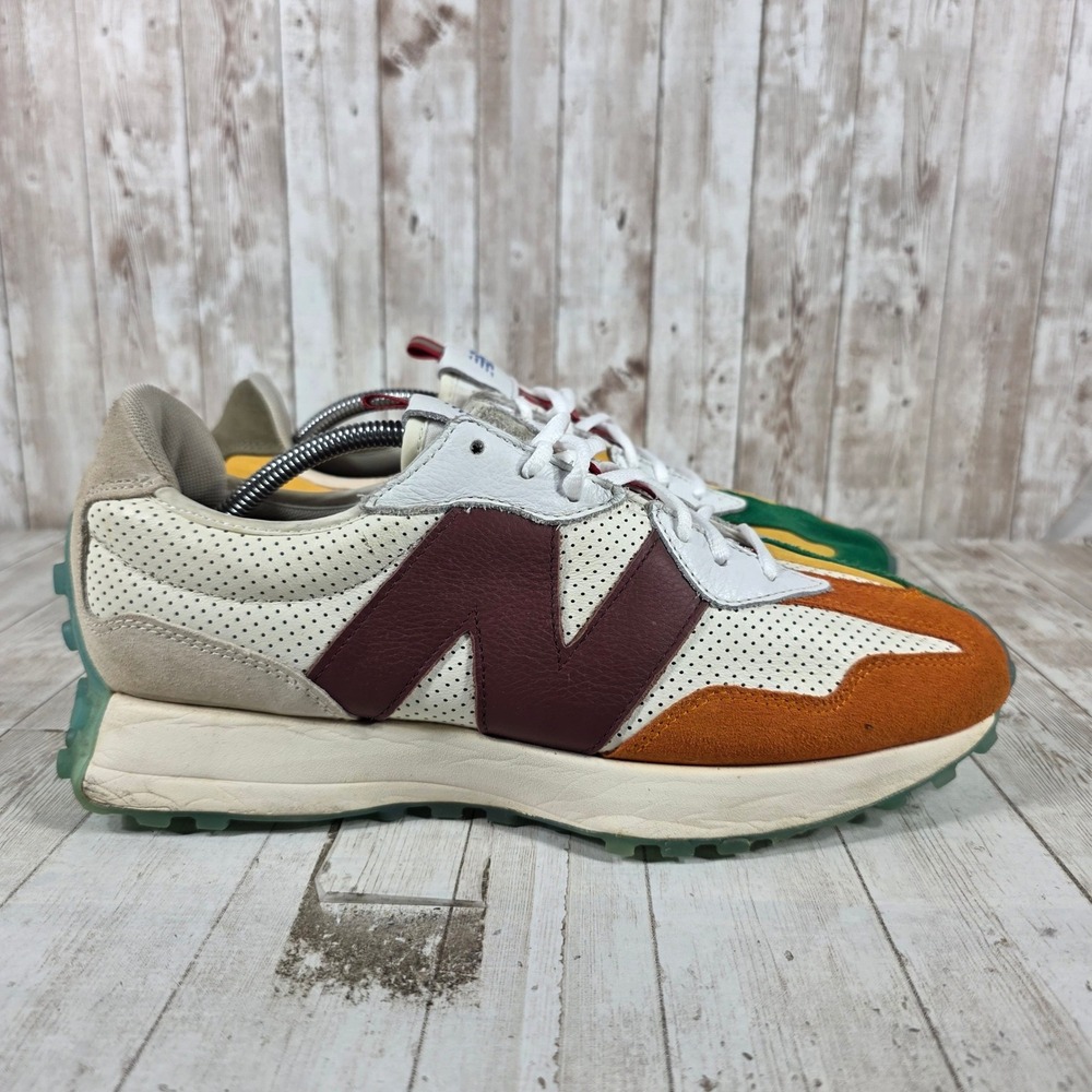 New Balance 327 Mens Sneakers Multicolor Suede Mesh MS327FCO Size 11.5